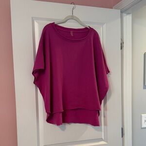 Women's Pink Lounge Top size Small- Oversized Like New